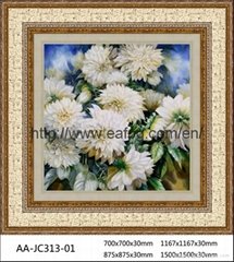 modern house design decorative flowers oil painting on canvas