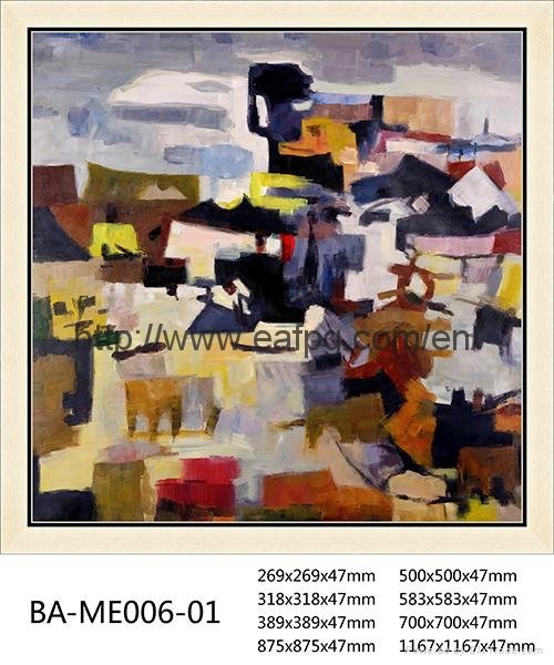 Abstract Canvas Art Oil Painting for Drawing Room Wall Deco
