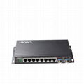 100/1000M 8 TP + 2 SFP uplink/cascaded Industrial Ethernet Switch 1