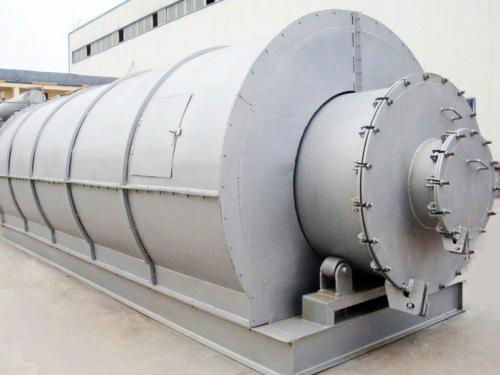 huayin environmental friendly waste tire pyrolysis to oil equipment 2