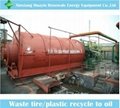 huayin environmental friendly waste tire pyrolysis to oil equipment 3