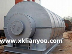 Waste plastic processing to fuel oil machine with high oil rate 
