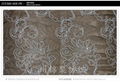 New Arrival Organza embroidered lace fabric for lace wedding dress factory  3