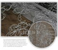 New Arrival Organza embroidered lace fabric for lace wedding dress factory  1