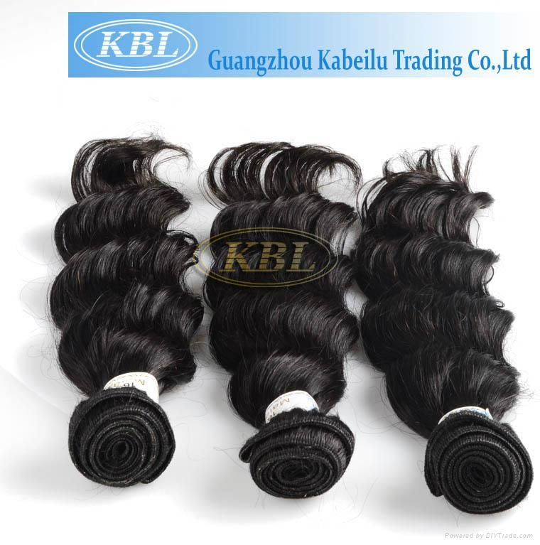 KBL Wholesale Virgin Malaysian Remy Hair Natural Straight Hair Extension 3