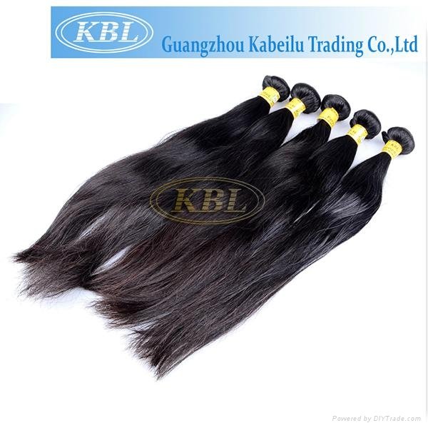 KBL Wholesale Hair Extensions, 100% Peruvian Virgin Human Hair Natural Color 4