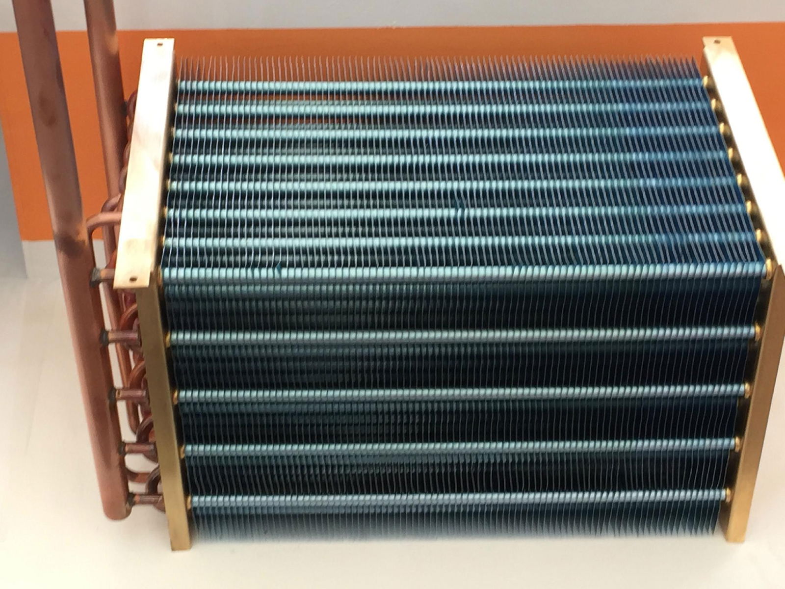 copper tube aluminum fin air cooled condenser 4