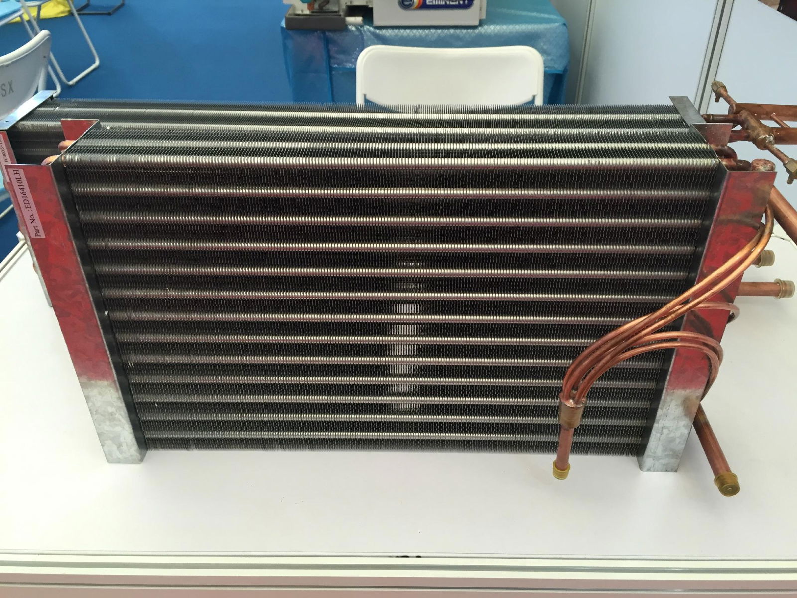 Copper Tube Aluminum Fin Air Cooled Condenser 20150603 Flygrow