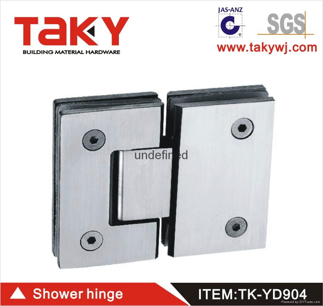 TK-YD904 glass to glass bathroom glass stainless steel hinge