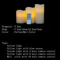 Most Realistic LED Flameless Electronic Wax Candle with remote control 3