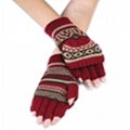 knitting gloves