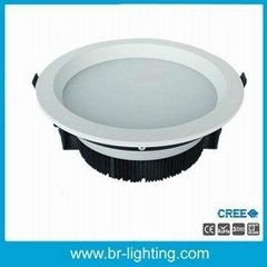 36W LED downlight with frosted diffuser