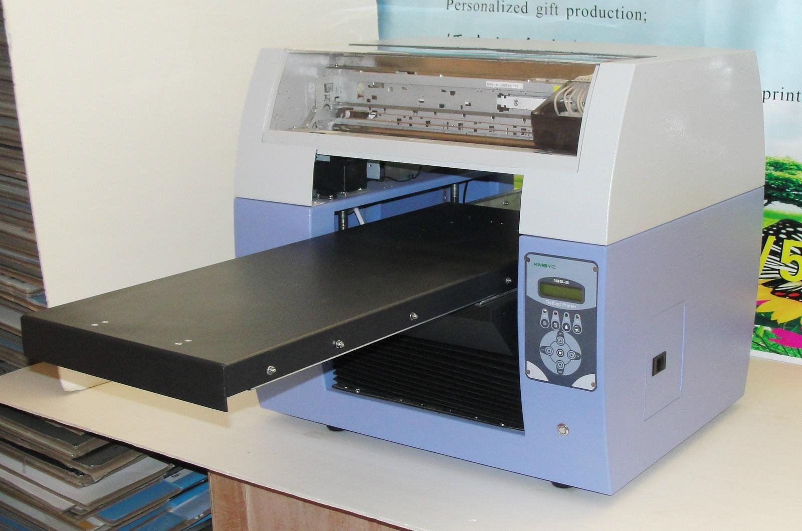 a3 size uv printer direct printing on plastics 3