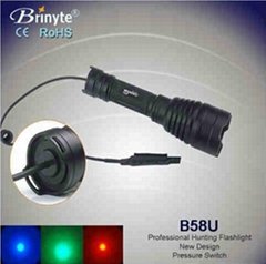 Brinyte Cree Rechargeable Waterproof Tactical Hunting Torch
