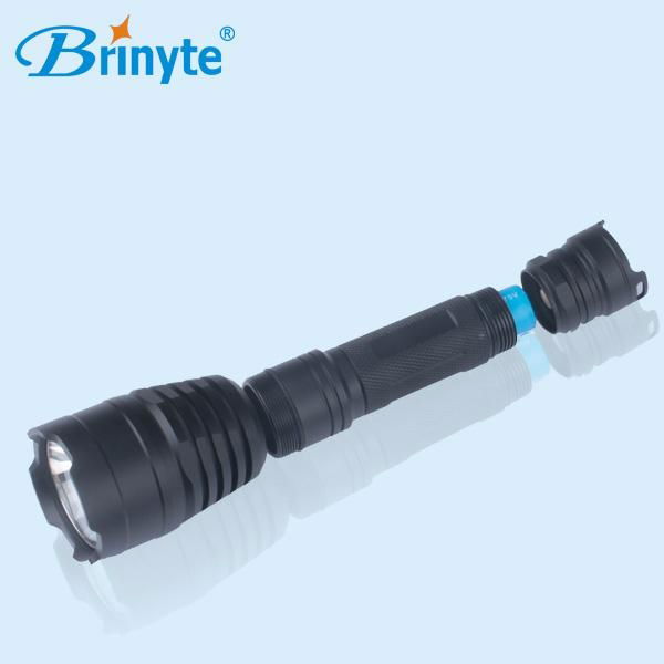Brinyte Cree Rechargeable Waterproof Tactical Hunting Torch 2