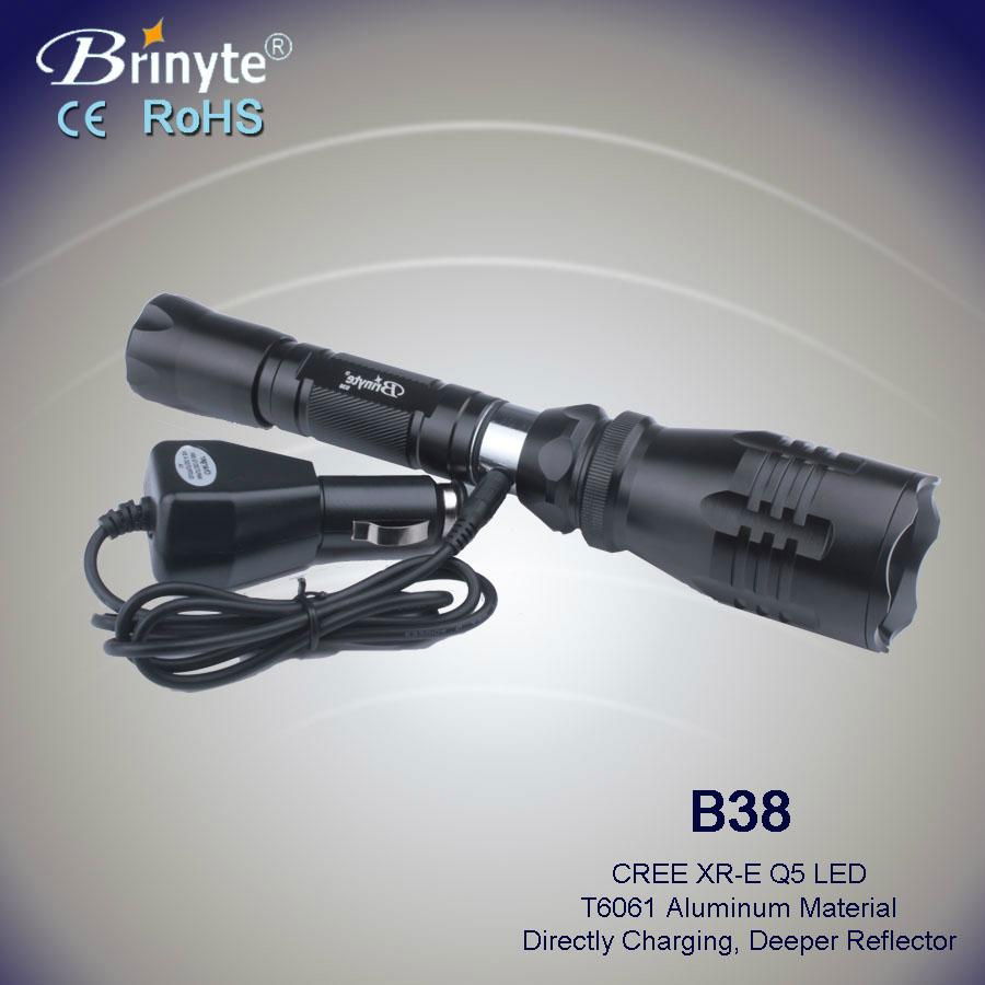 Brinyte super long distance 500m aluminum coon hunting light  2