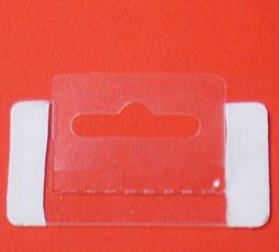 PVC/PET雙邊帶膠透明挂扣
