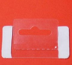 PVC/PET双边带胶透明挂扣