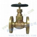 JIS MARINE GLOBE CHECK VALVE  BRONZE F7351 F7409