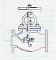 JIS MARINE GLOBE VALVE F7311 F7319 Cast Steel 3