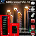 2-wire 24V 32-zone Conventional Fire Alarm System 2