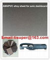 ABS/PVC alloy sheet for car dashboard 
