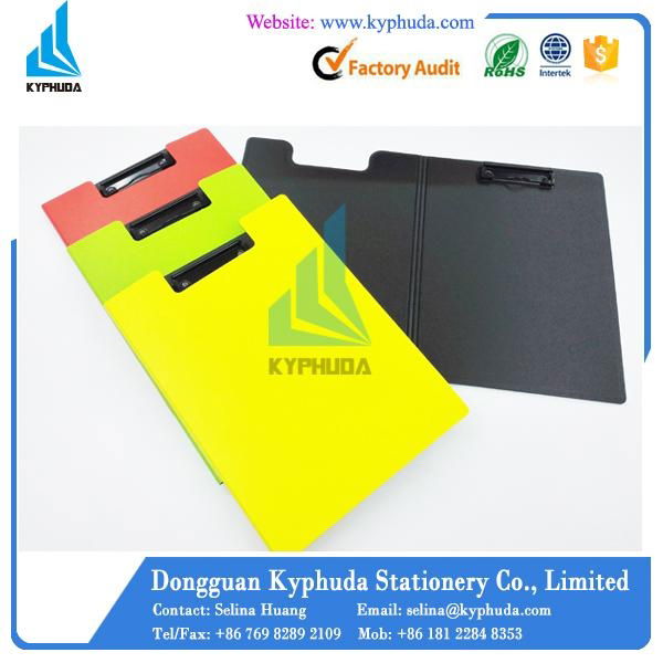 Form pp folding plastic clip folder board