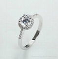 Fashion Luxury Lady CZ Ring for Wedding or Anniversary 1