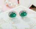 Elegant and Graceful Onyx Earring with Cubic Zircon for Lady