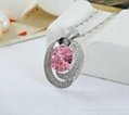 Lady Spinel Pendant with S925 Sterling Silver Platinum Plated