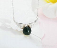 Hot Selling Blue Amber Pendant for Ladies
