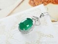 Chinese Supplier S925 Sterling Silver Platinum Plated Onyx pendant 2