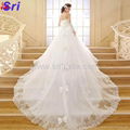 The Bride Wedding Dress 2015 New Arrival Long Trailing Strapless Lace With Backl 1