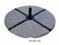 Grey granite fan sharp base  1