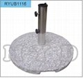 30kgs round grey granite umbrella base(RYUB1116)
