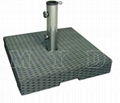 30KGS SQUARE WICKER UMBRELLA BASE  WITH