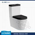 Hot sale washdown toilet new design 4-inch CLASSO two piece closet CL-002 1