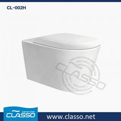 Bathroom Washdown One Piece Closet Ceramic Wall-hung Toilet CLASSO (CL-002H) 