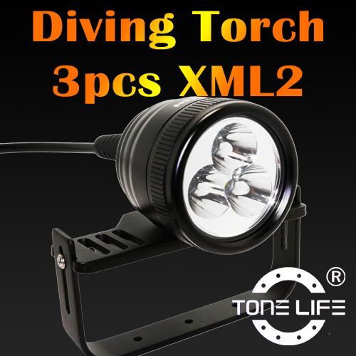 Tonelife Dving Canister Mag Led Flashlight Diving Light TL3302