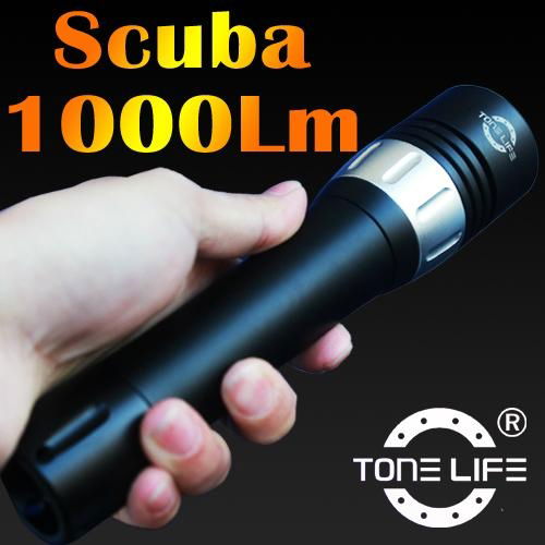 Tonelife TL2101 IP68 Waterproof Upto 150m Underwater Diving Backup Flashlight