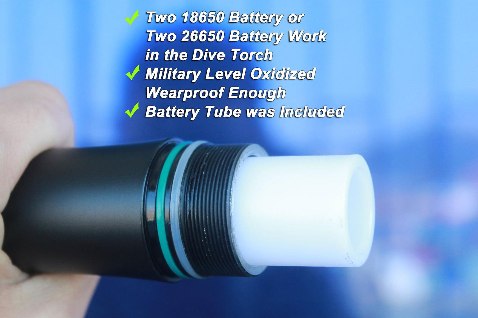 Tonelife TL3501 Rechargeable Best Flashlight Led Diving Light 5