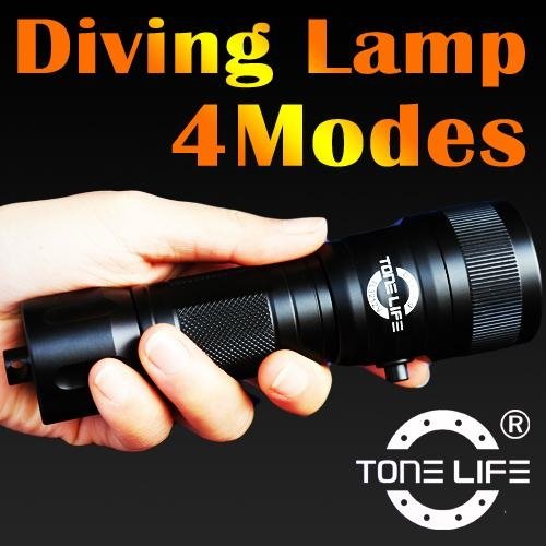 Tonelife TL3212V High Power Led  Diving Video Flashlight Torch Lights