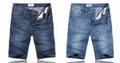 2015 new fashion summer style men jeans short model  4