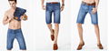 2015 new fashion summer style men jeans short model  3