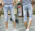 men five minutes jeans seven minutes jeans for pants summer style thin  1