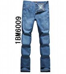 2015 new men jeans pants male hombre masculina long model black blue 