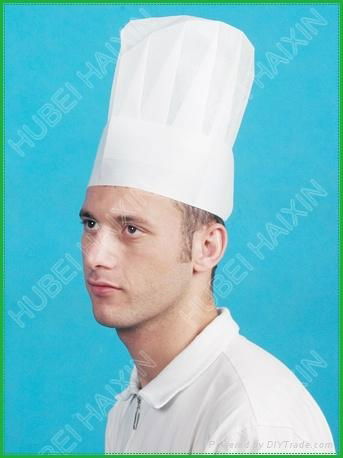 Disposable eco-friendly paper chef hat 3