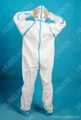 DIsposable non woven high quality TYPE 4 Coverall (Back View) 1