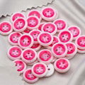 24faceted ceramic buttons with shirt