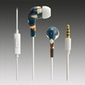 Custom printed housing earphone